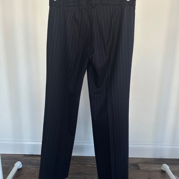 Michael Kors Collection Navy Pinstripe Wool Suit – Made in Italy (Size 6) - Picture 3 of 8